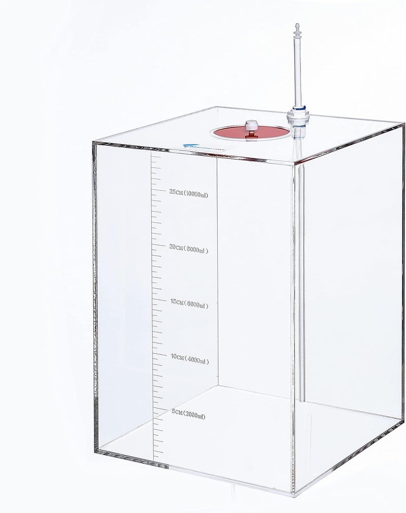 DHAO Acryli Made Liquid Storage Bucket 2.6 Gallons, Working with Dosing Pump,Auto Top Off System Reservoir Container - Image 4